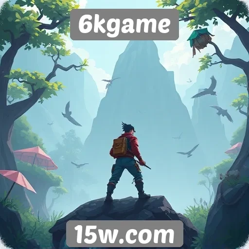 Visão geral do catálogo de jogos do 6kgame
